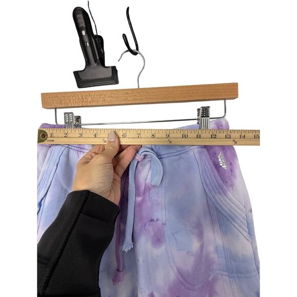 Free People Movement Work It Out Joggers XS Purple Blue Tie Dye Sweatpants - Picture 6 of 9